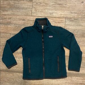 Patagonia Dark Teal Zip-Up Fleece